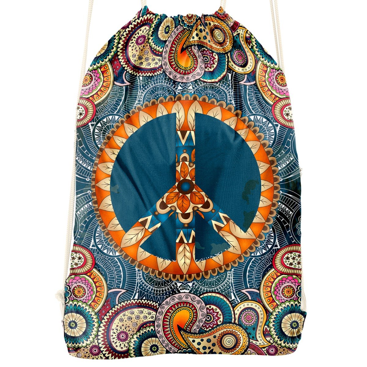 Orange Peace And Mandala