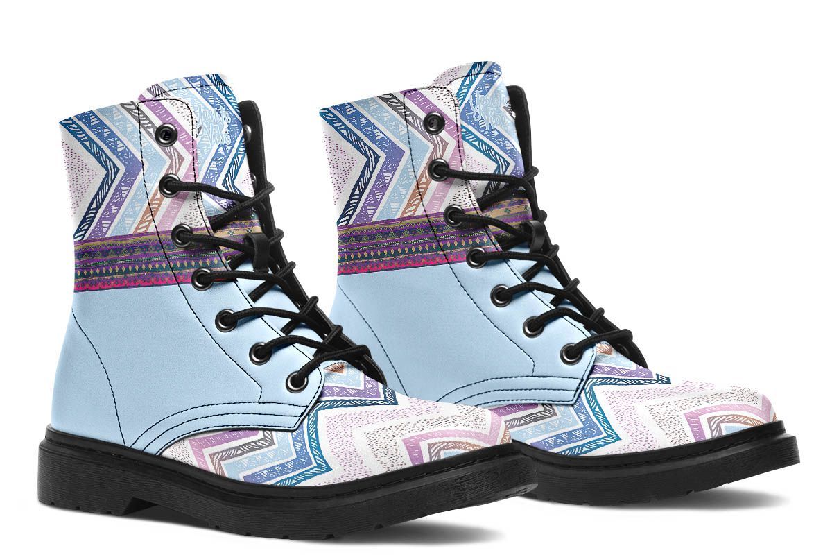 Boho Pattern White Sky