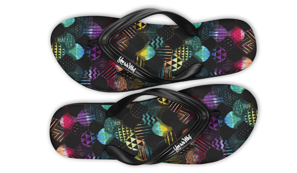 Colorful Dye Mosaic Art