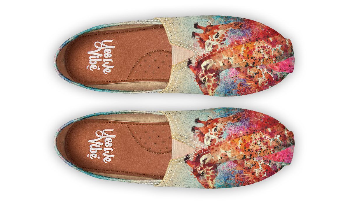 Colorful Paint Giraffes