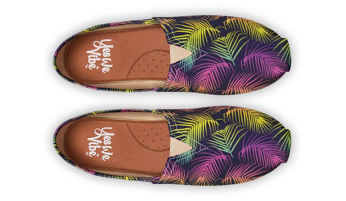 Colorful Palm Leaves