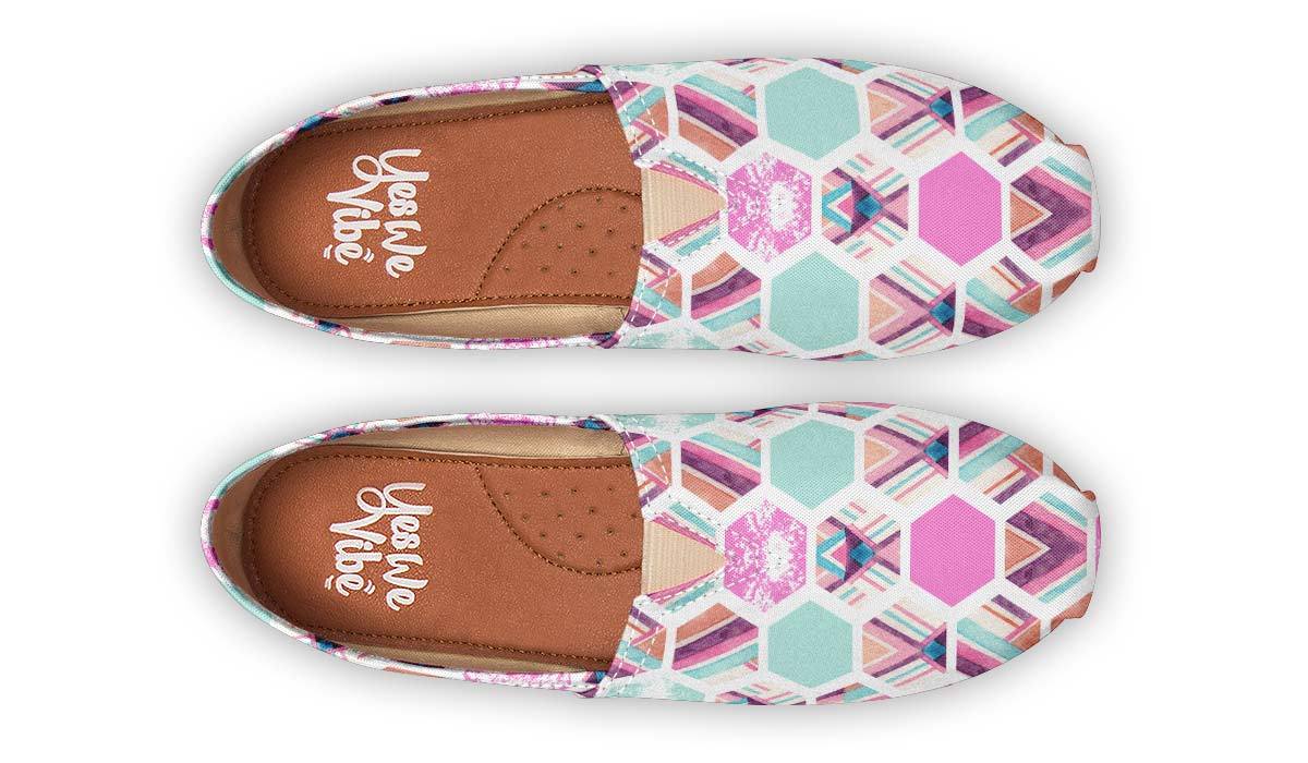 Watercolor Hexagon Pattern