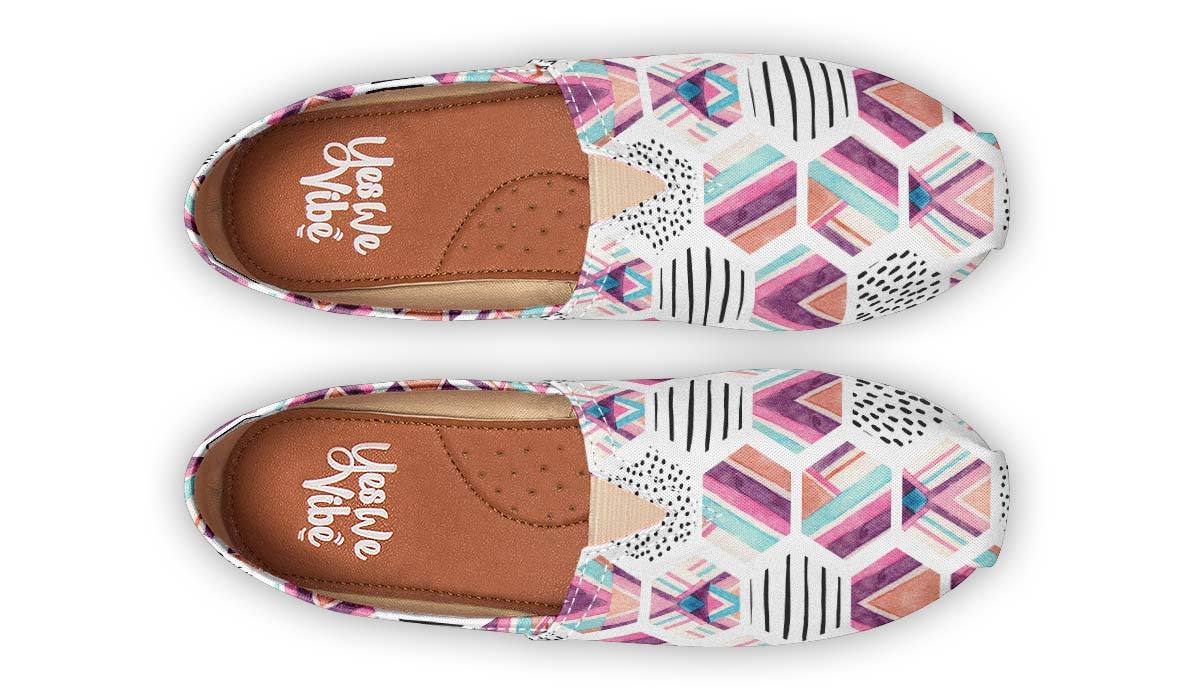 Watercolor Hexagon Pattern