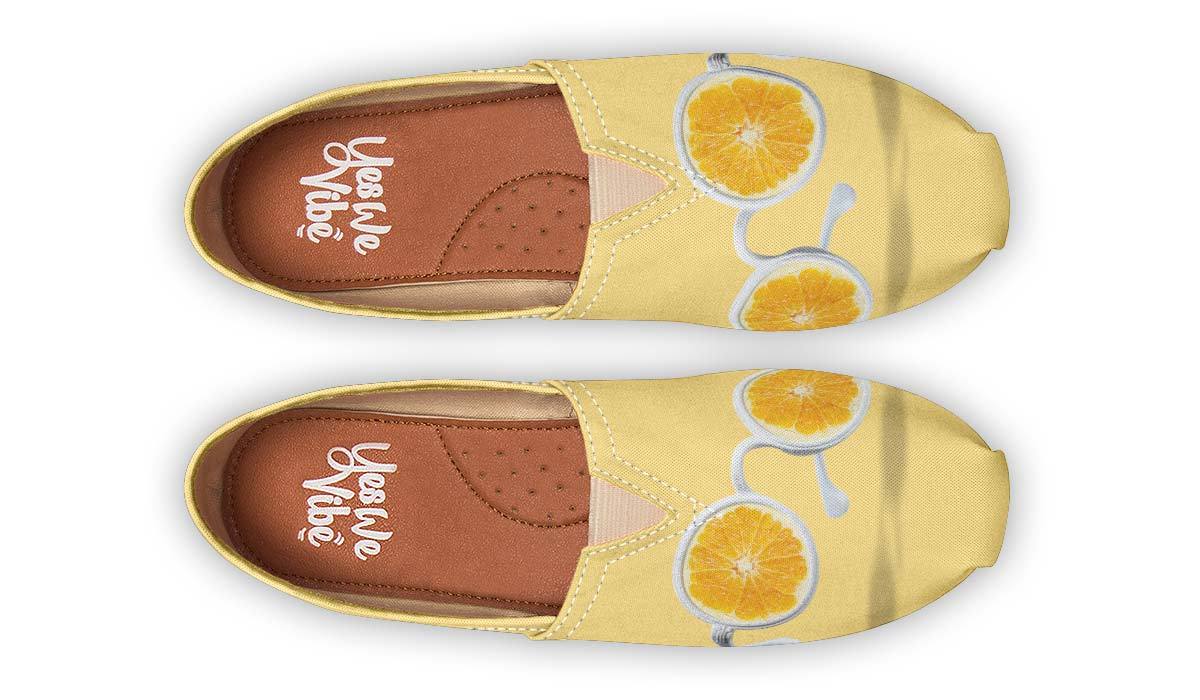 White Sunglasses Orange