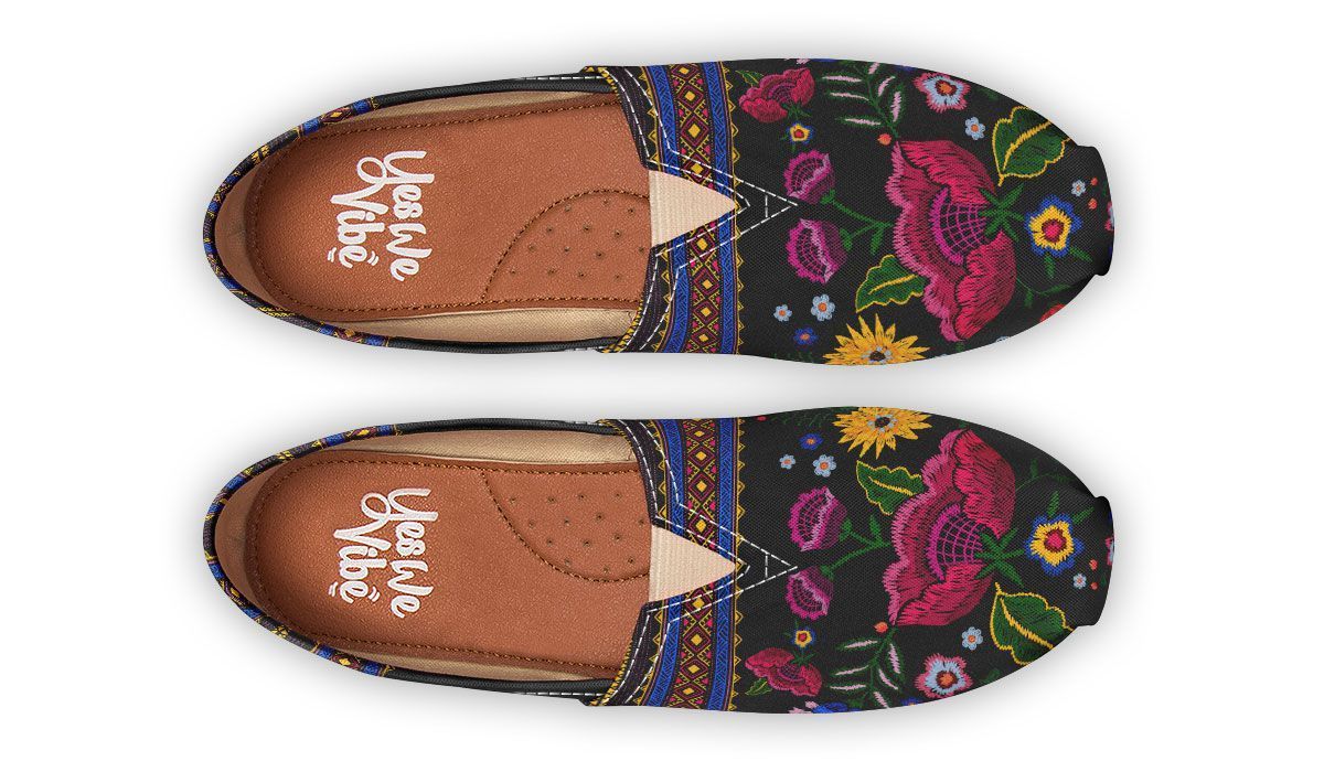 Boho Colorful Flower Embroidery