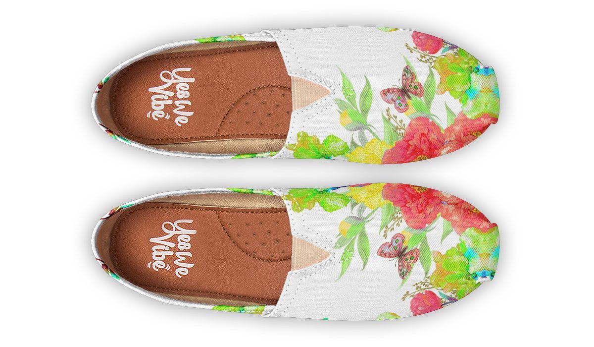 Flowers And Dragonfly Yellow