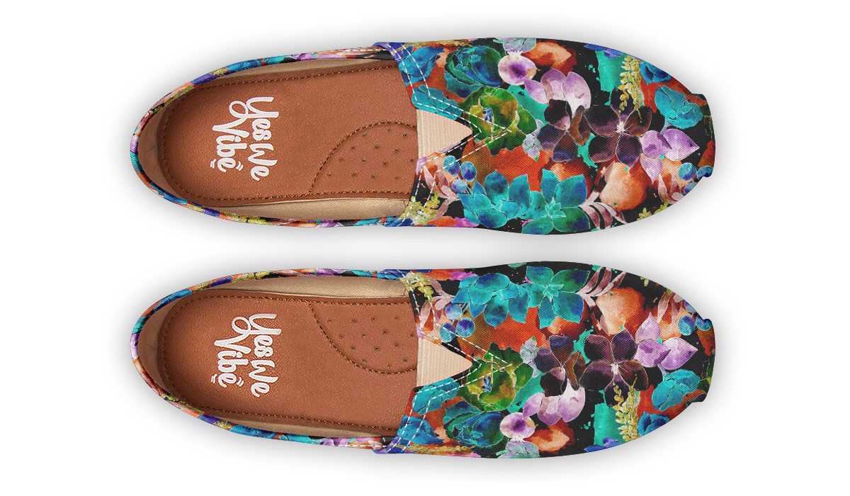 Night Watercolor Garden