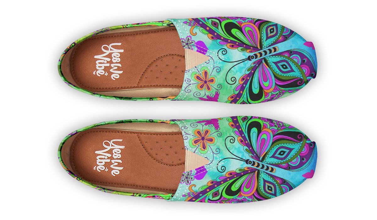 The Butterflies In Watercolor