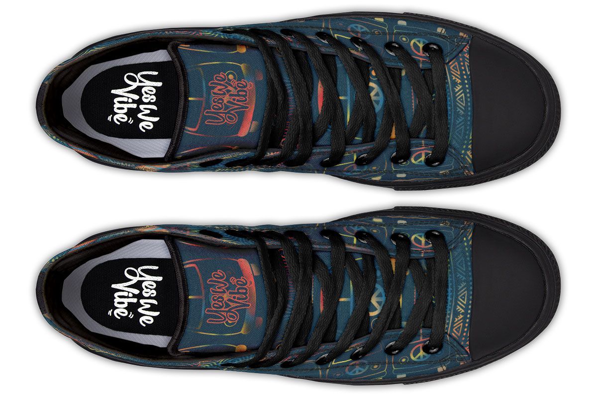 Abstract Color Hippie Bus