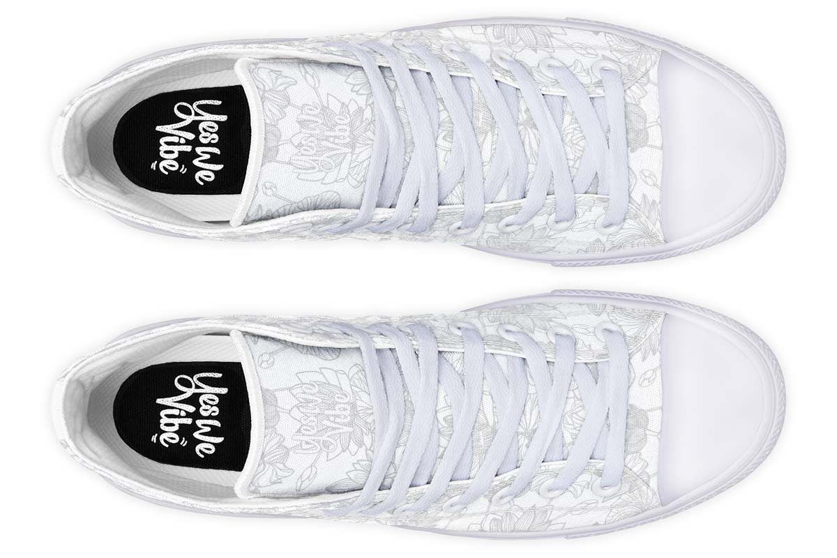 Lotus Lines Gray White