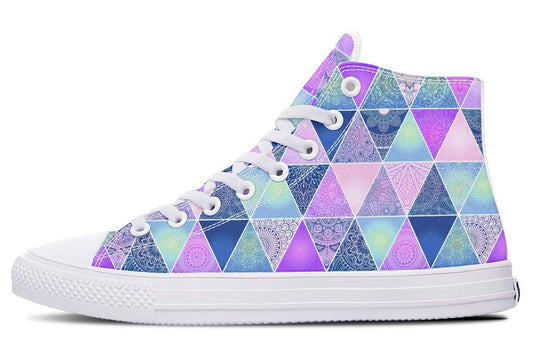 Triangular Purple Mandalas