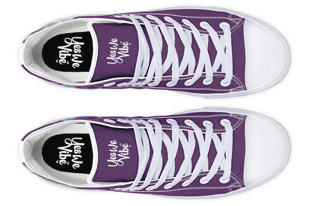 Woman And Lotus Dark Purple