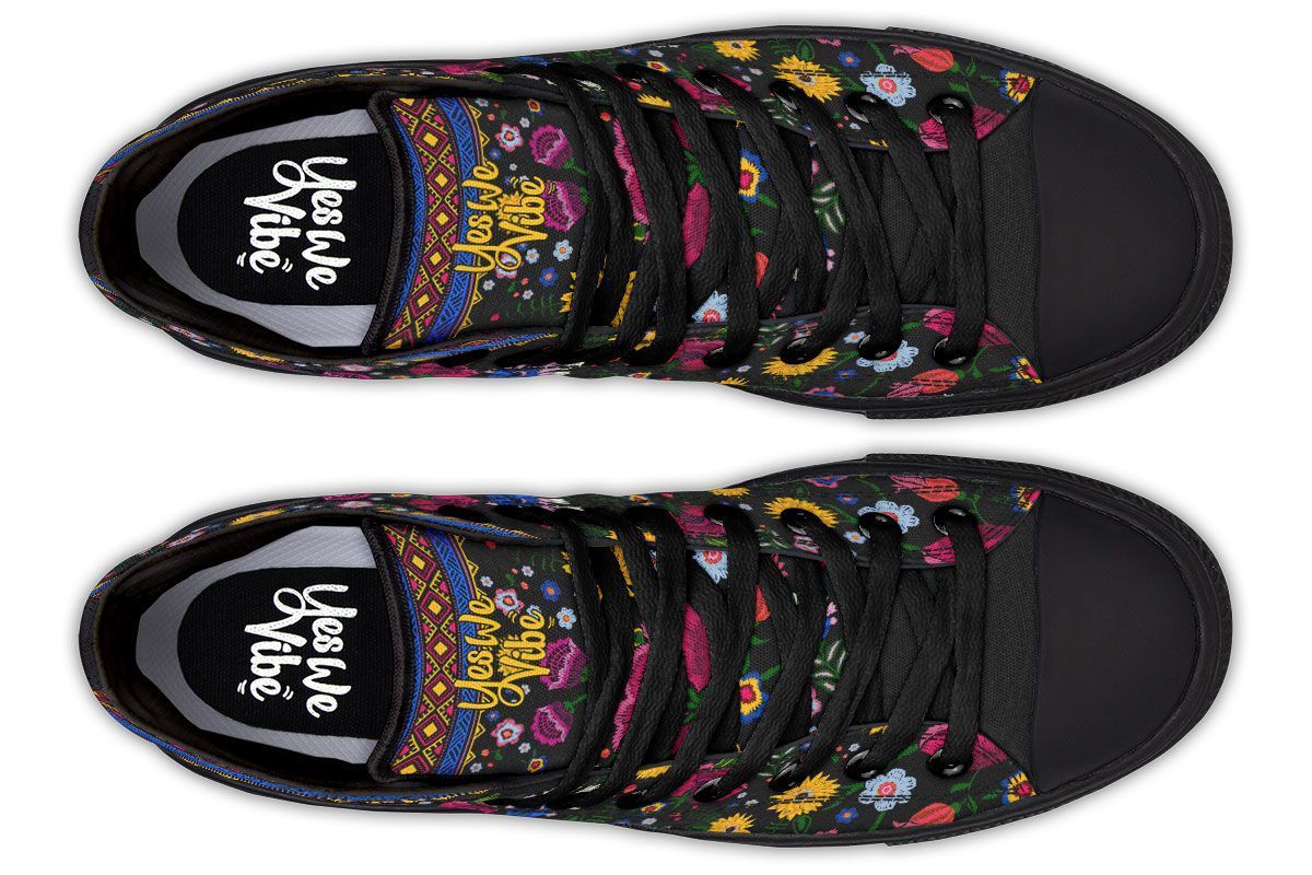 Boho Colorful Flower Embroidery