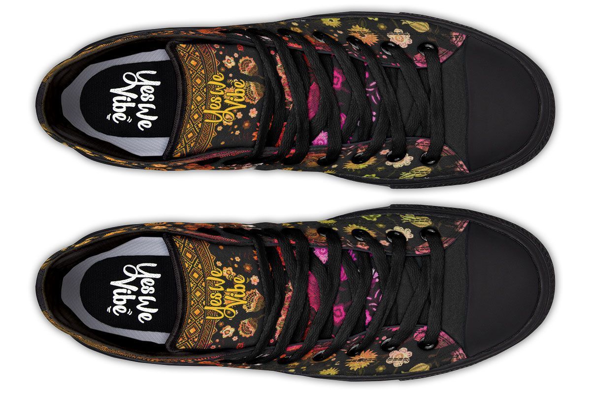 Boho Stitch Pattern Watercolor Gold