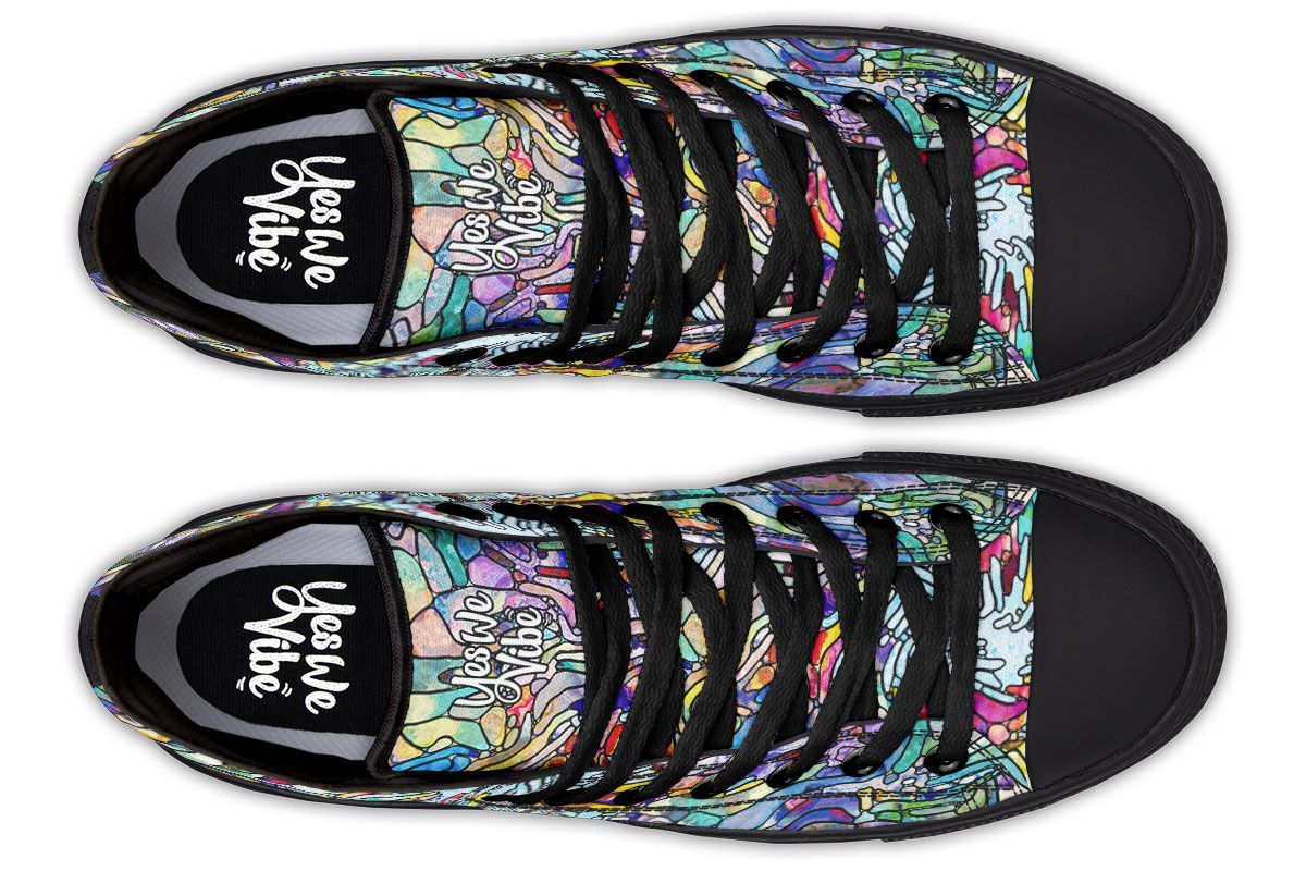 Stained Glass Sun And Moon