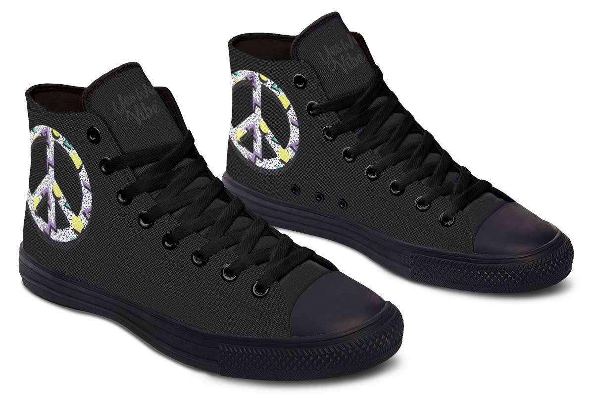 Peace Geometric Black