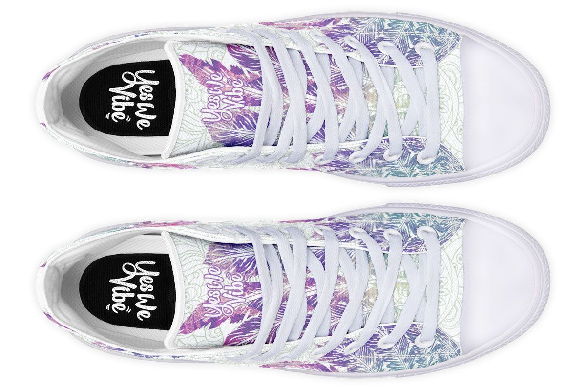 Colorful Feather Purple