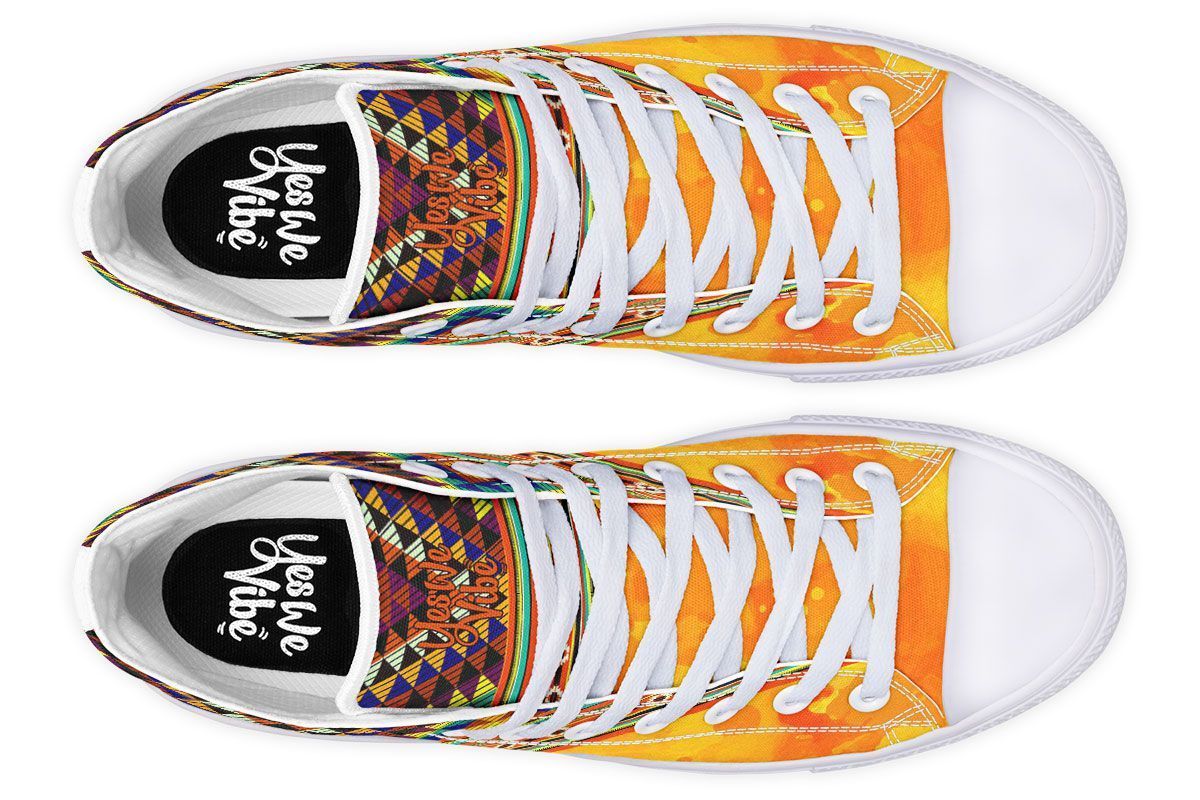 Triangle Pattern Orange