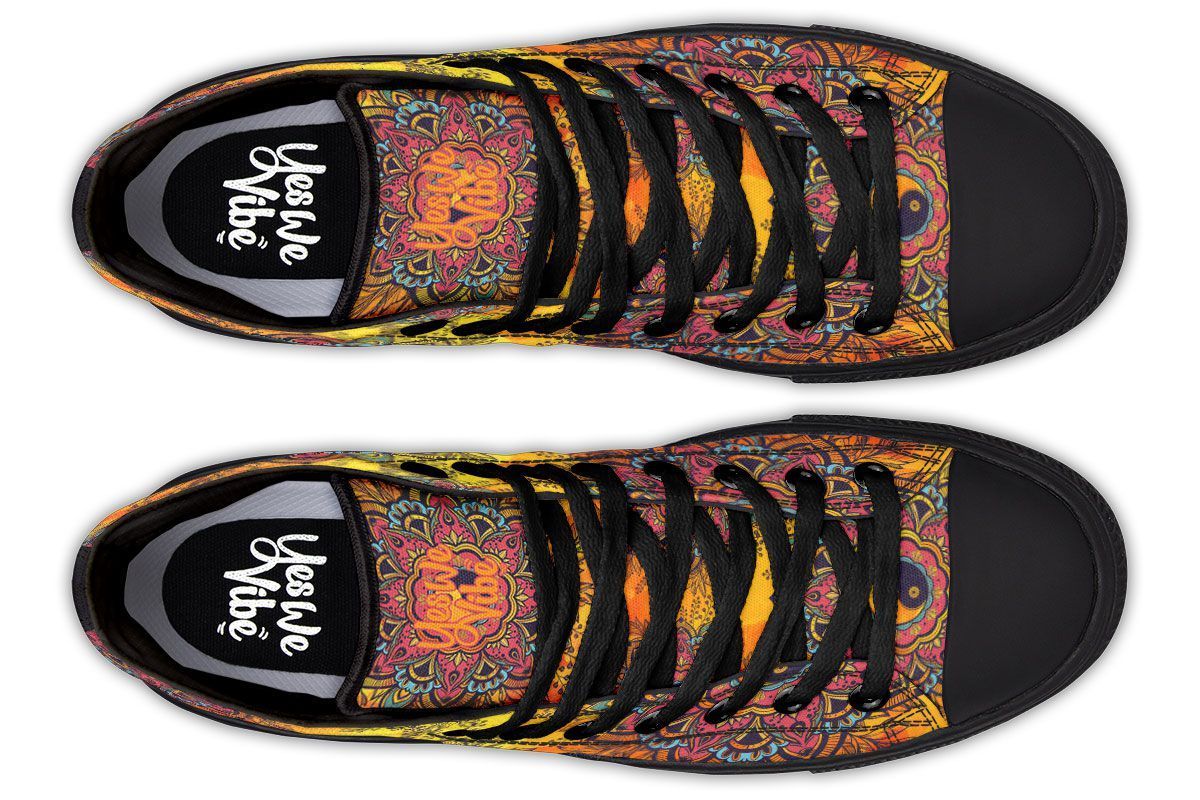 Yin Yang Mandala Orange