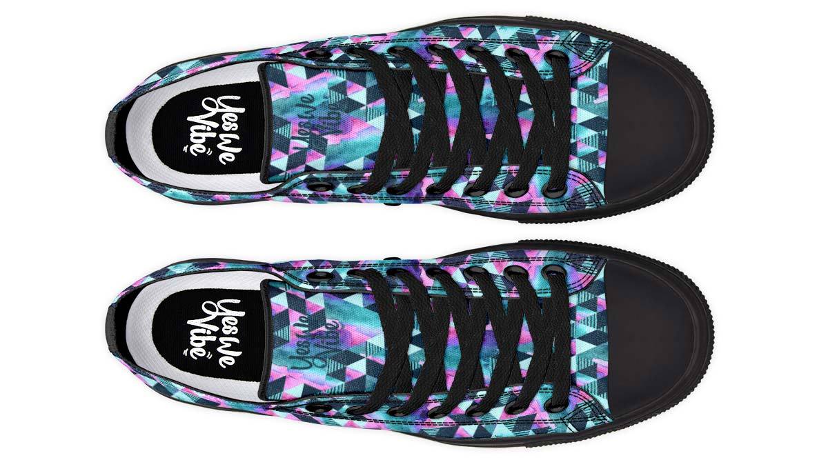 Geometric Watercolor Turquoise