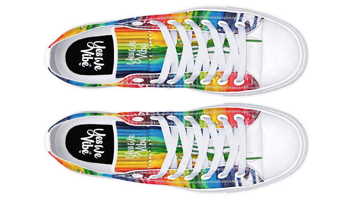 Melted Crayon Rainbow