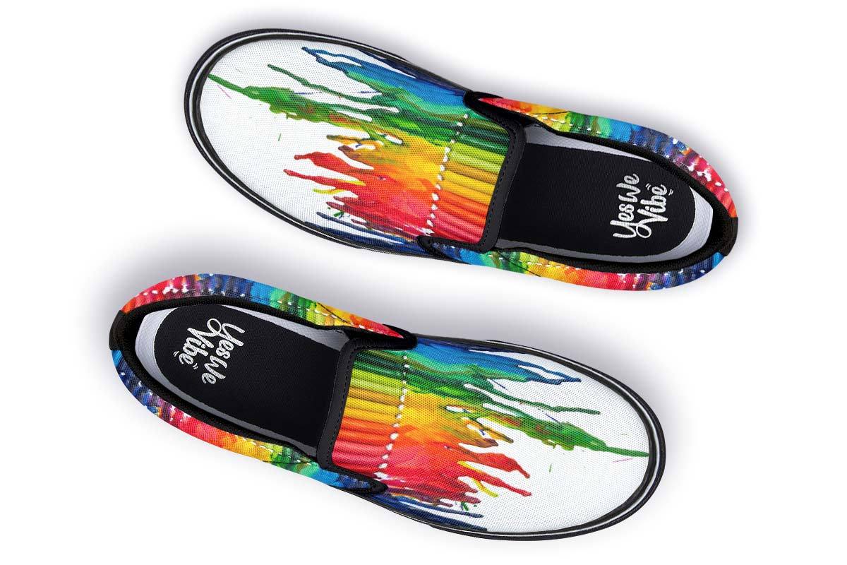 Melted Crayon Rainbow