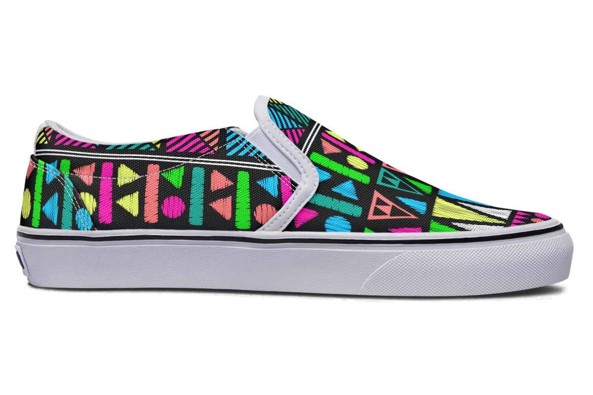 Neon Geo Print