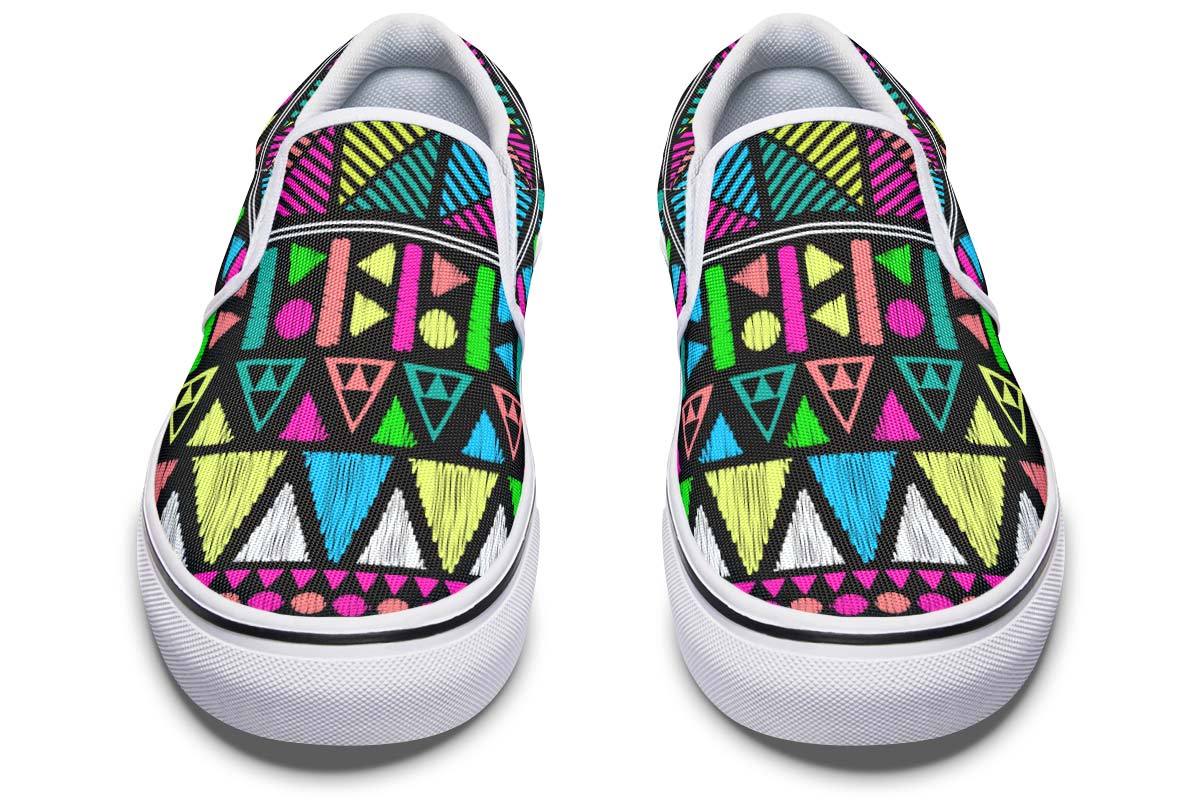 Neon Geo Print