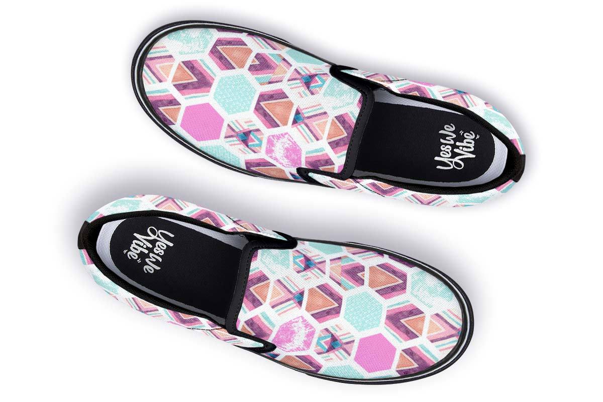 Watercolor Hexagon Pattern