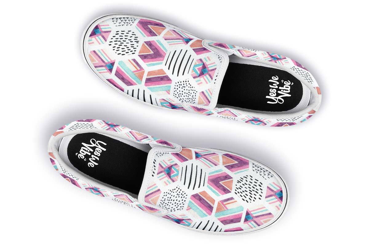 Watercolor Hexagon Pattern