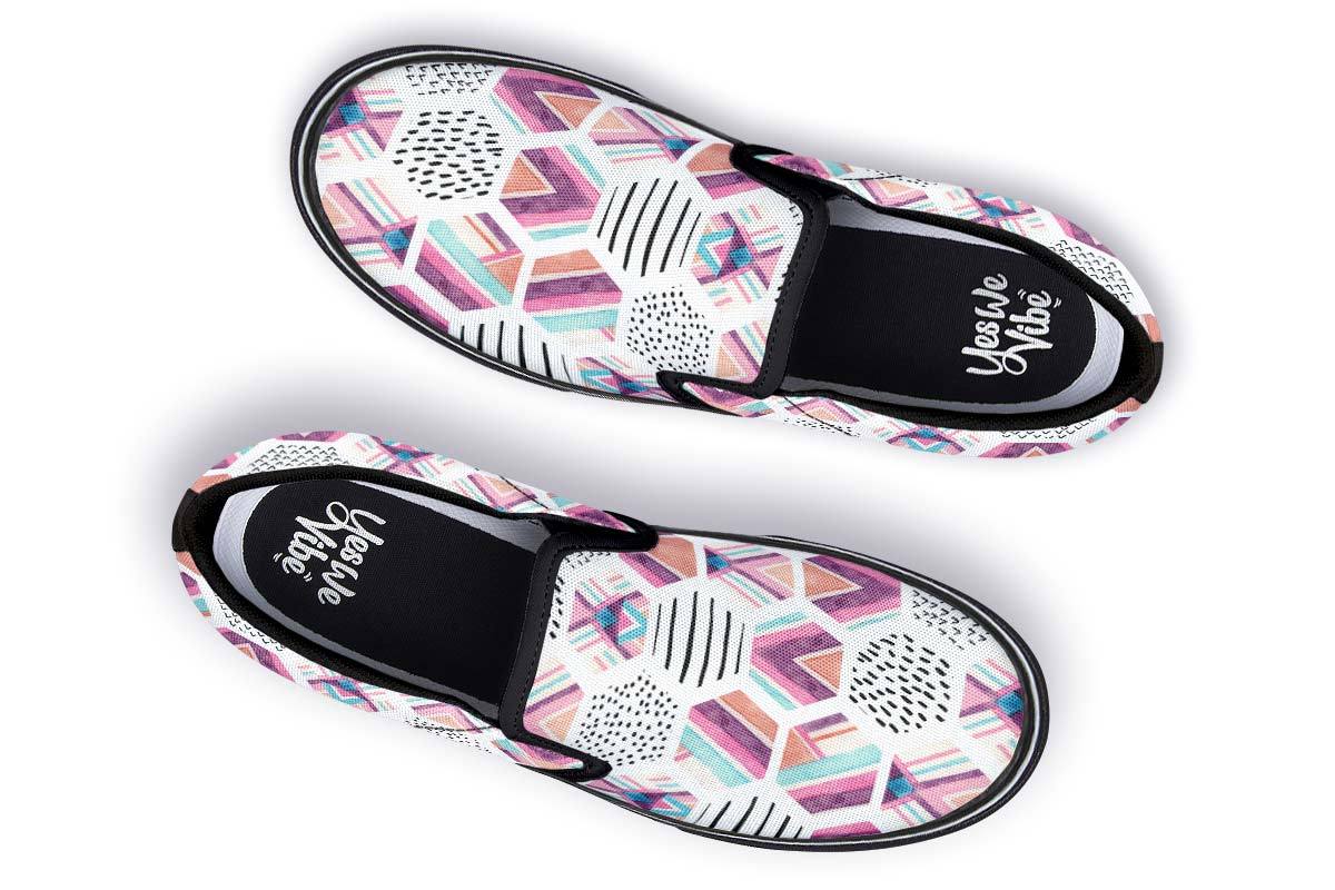 Watercolor Hexagon Pattern