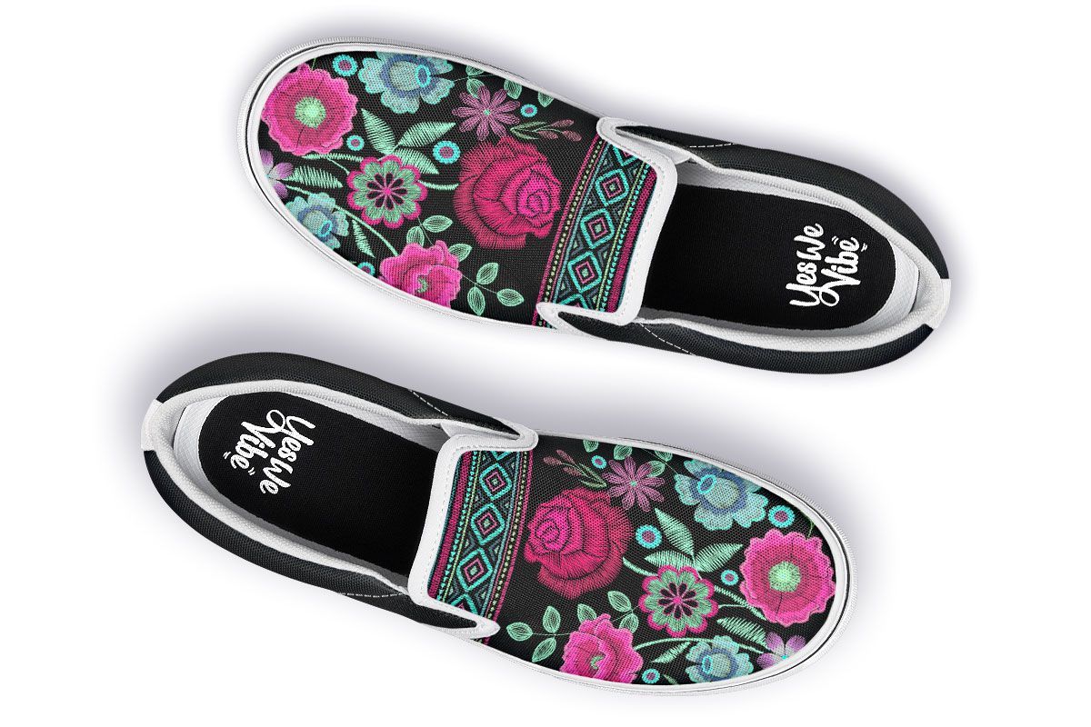 Embroidery Boho Flower