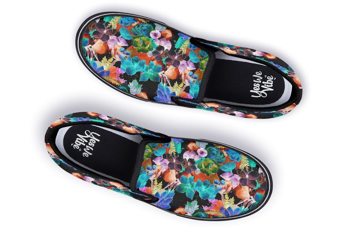 Night Watercolor Garden