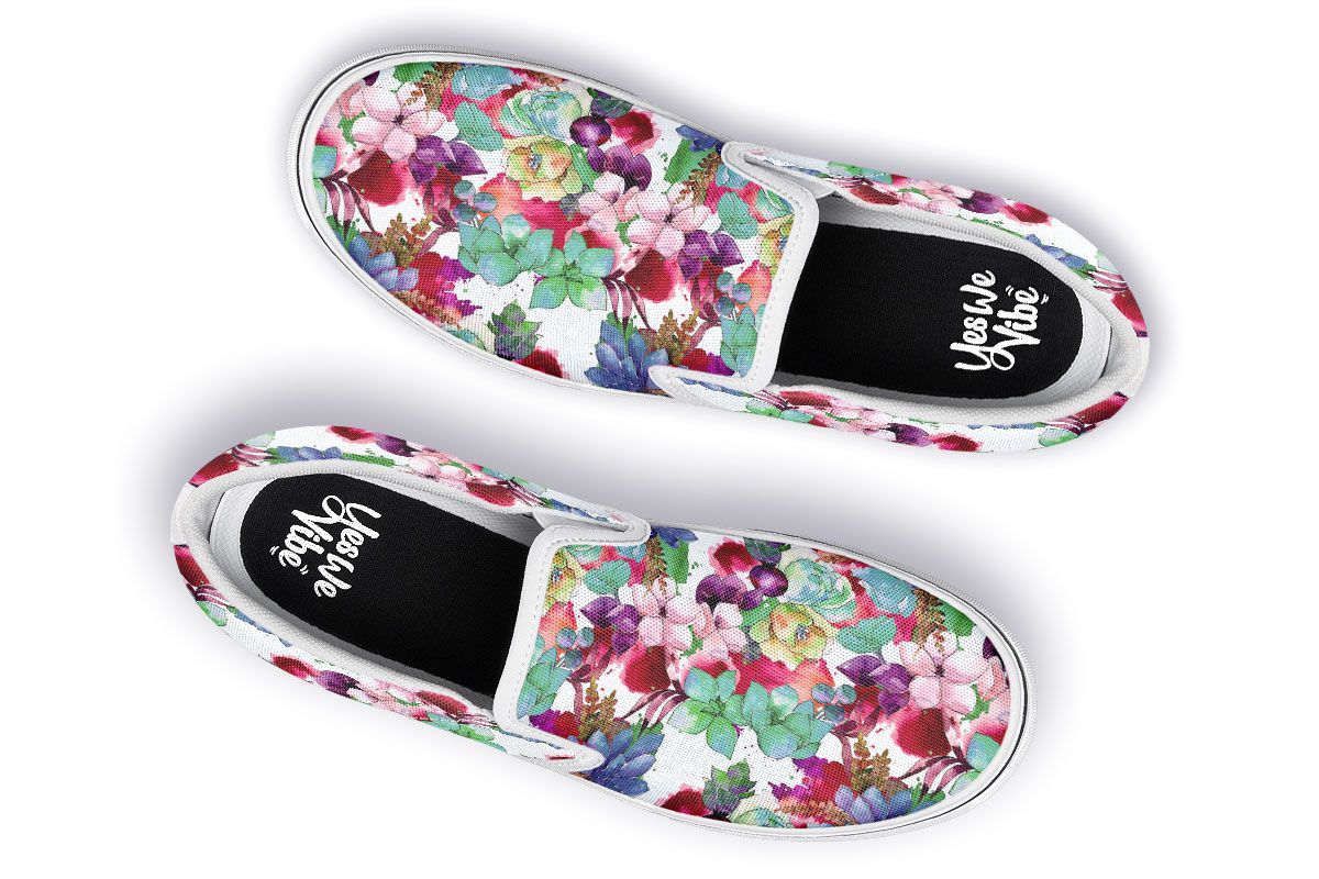 Purple Watercolor Garden