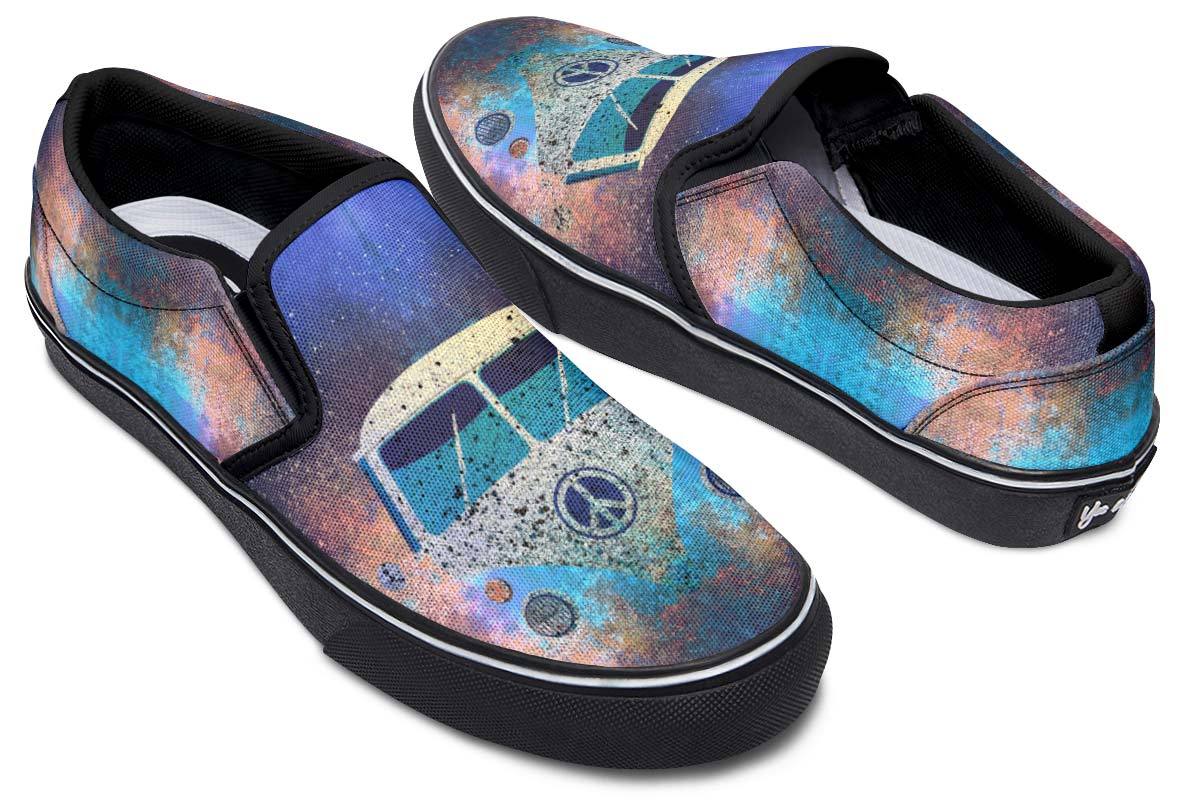 Galaxy Spray Paint Hippie Van