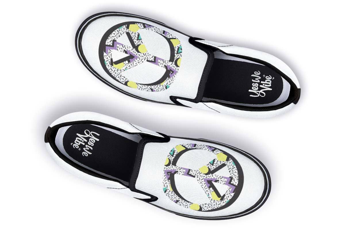 Peace Geometric White