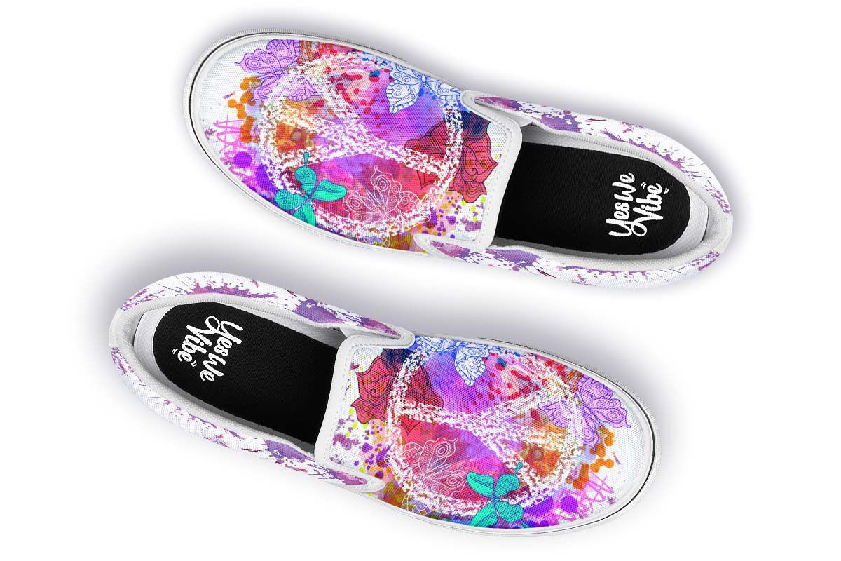 Colorful Peace And Butterflies