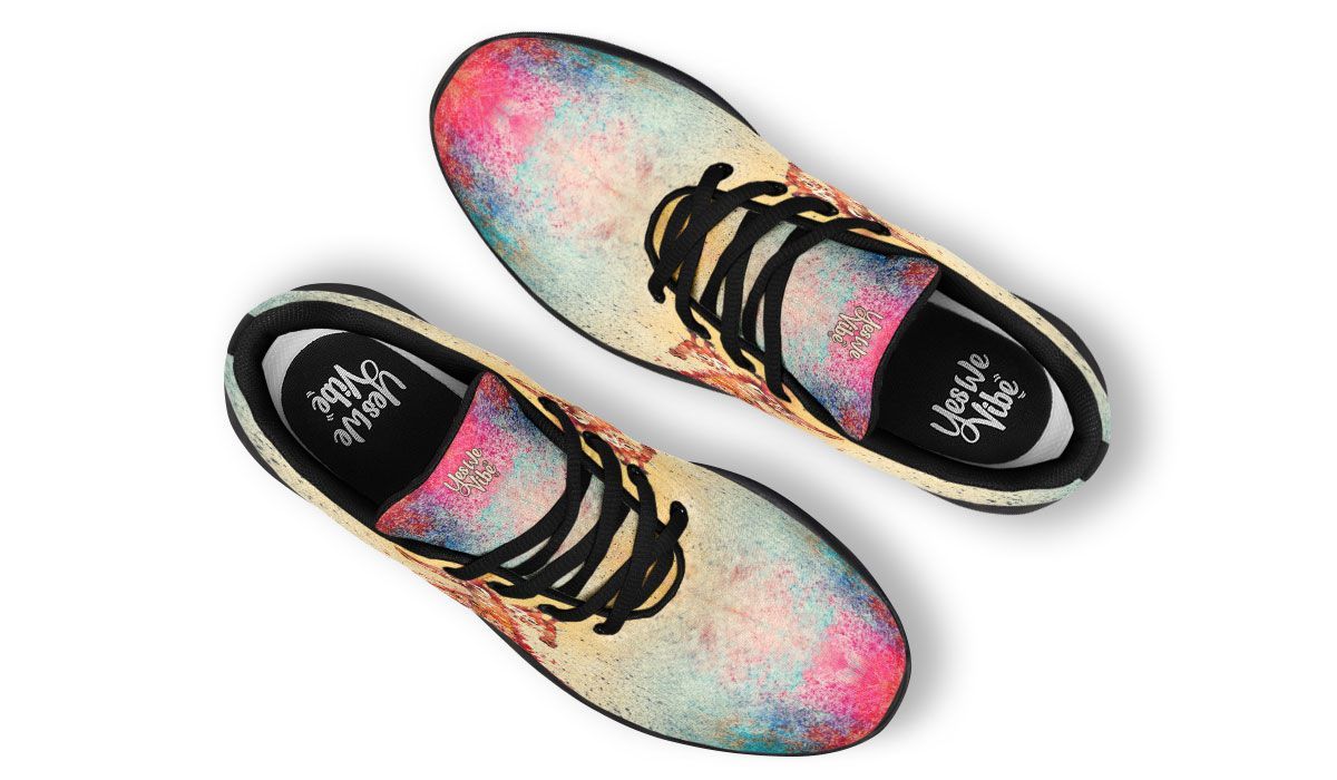 Colorful Paint Giraffes