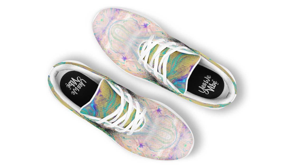 Watercolor Butterfly And Flower