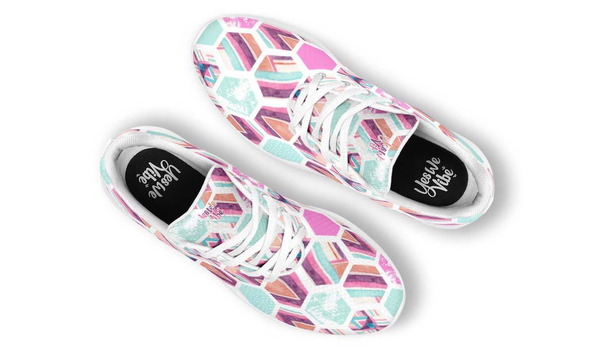 Watercolor Hexagon Pattern