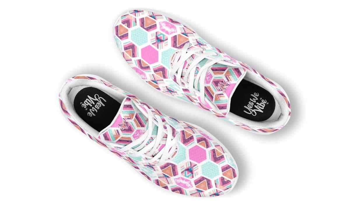 Watercolor Hexagon Pattern