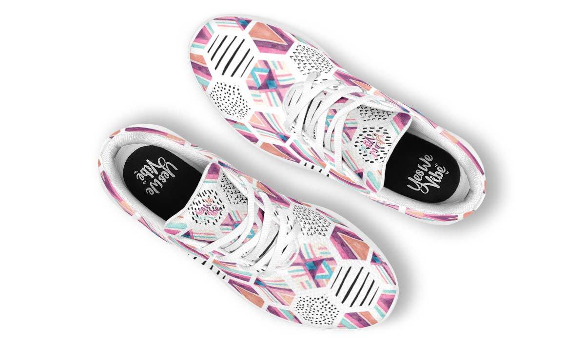 Watercolor Hexagon Pattern