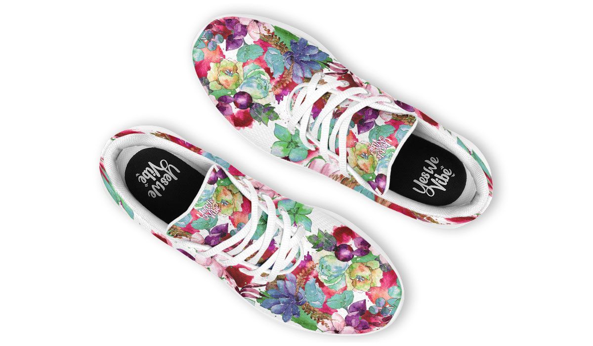 Purple Watercolor Garden