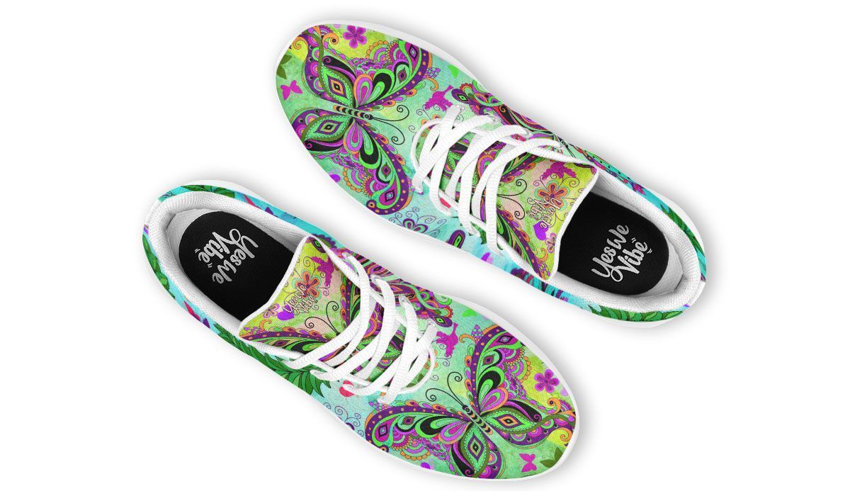 The Butterflies In Watercolor