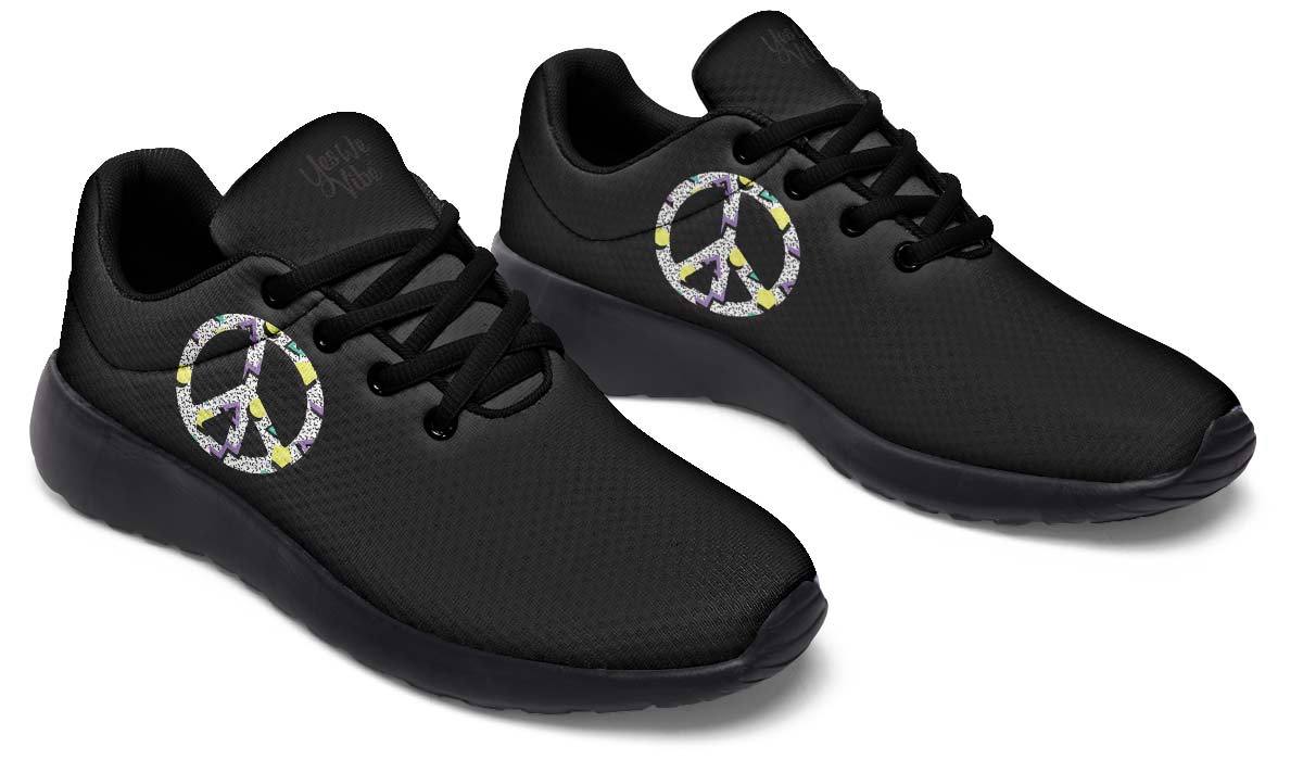 Peace Geometric Black