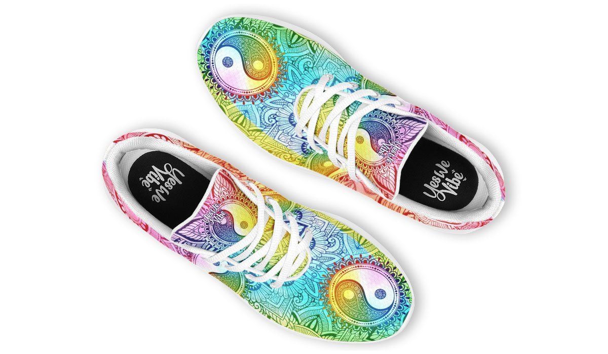 Rainbow Yin Yang Mandala