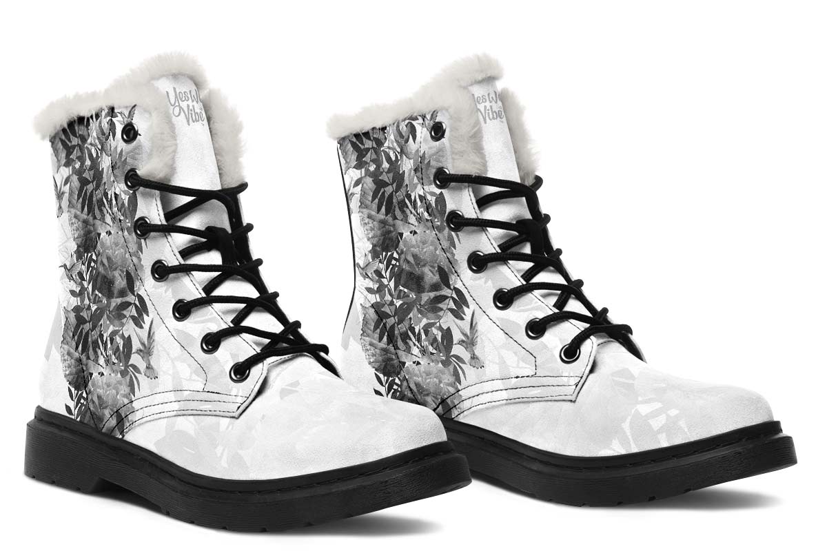 Black And White Floral