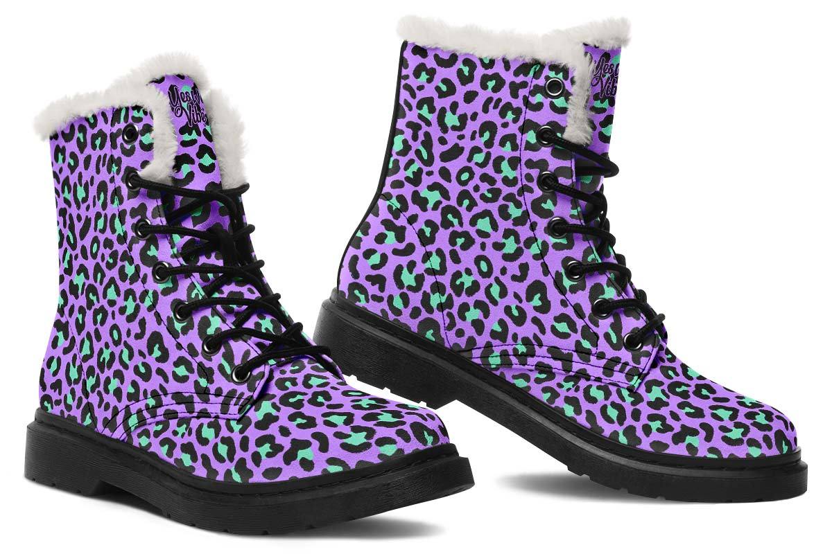 S Leopard Pattern Purple