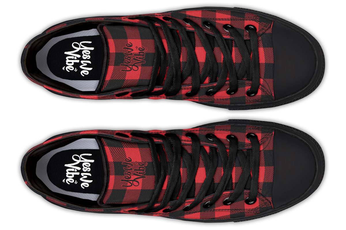Checkered Black And Red