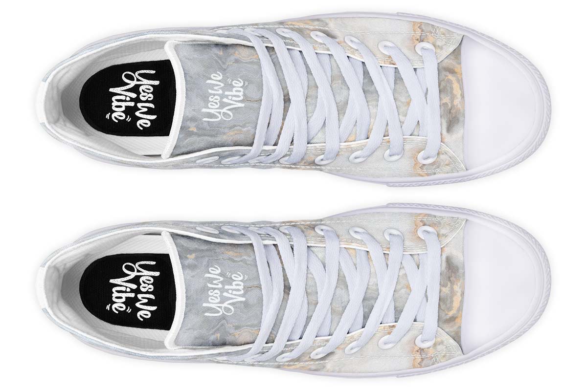 White Grey Gold Marble